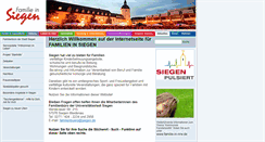 Desktop Screenshot of familie-siegen.de